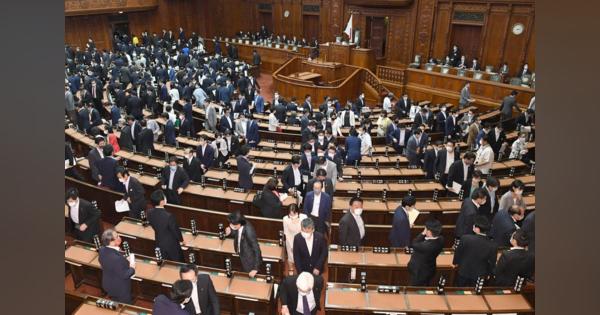 会期延長、与党拒否　閉会中審査週1回で合意　多くの謎、解明しないまま通常国会閉会