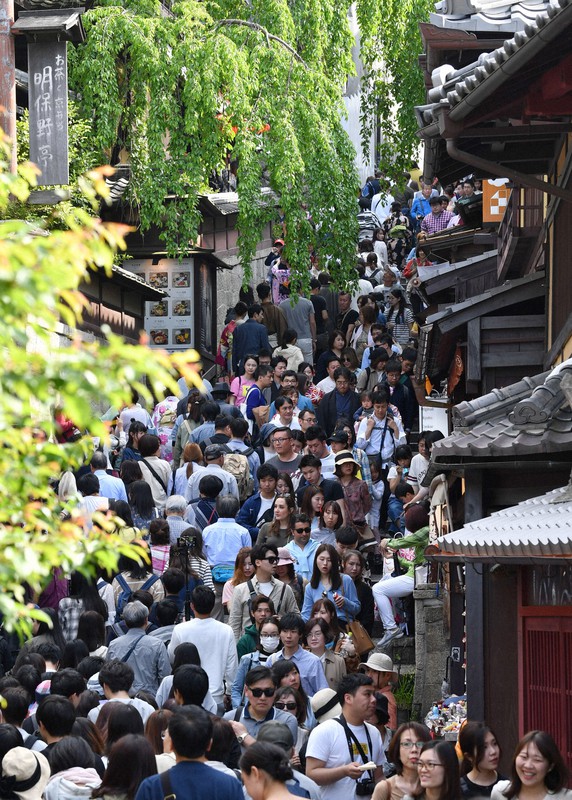 京都府2019年観光客　過去最高の8791万人　訪日外国人の影響大きく
