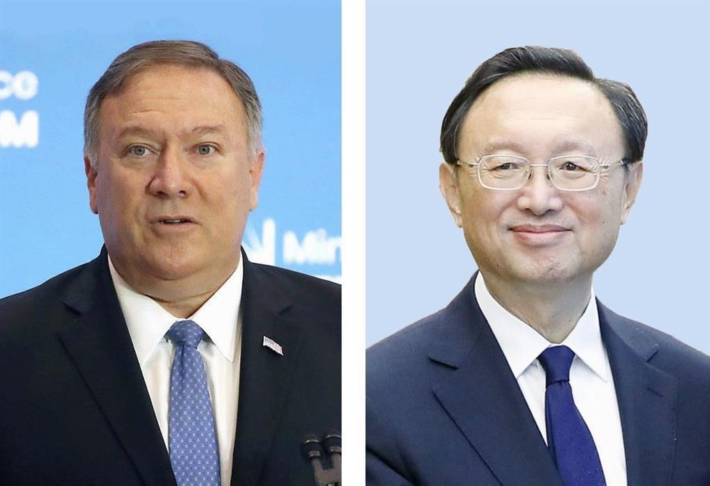 米中外交トップ「建設的な対話」　中国、香港法制「揺るがぬ」
