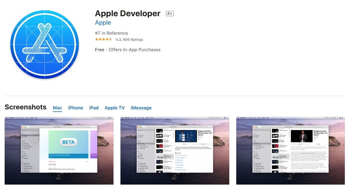 アップル、MacにもWWDC視聴できる「Apple Developper」アプリ。開発者向け情報提供