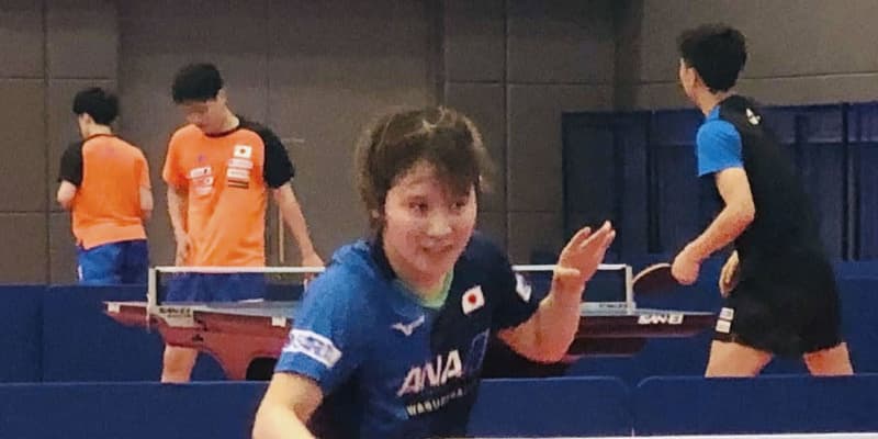 卓球ナショナルチーム、合宿再開　伊藤美誠、丹羽孝希らNTCで