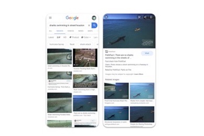 Google、画像検索にファクトチェック機能を追加