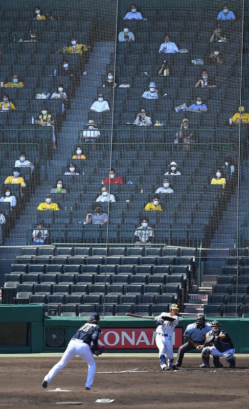 甲子園のアルプス席使用せず　5000人規模の有観客試合で　阪神が方針