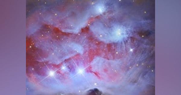 オリオン大星雲のすぐ近く、偶然描き出された「ランニングマン」