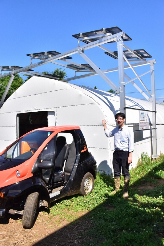 災害時の農村地域、太陽光で移動手段確保　千葉大発ベンチャー企業