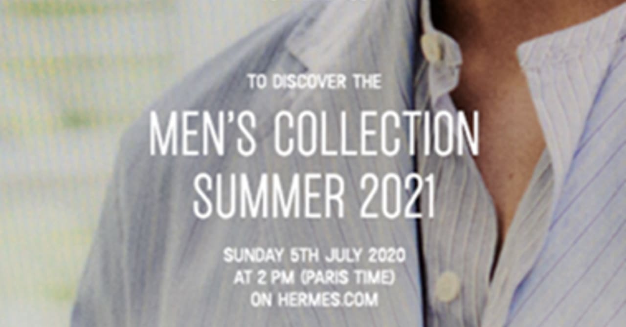 「エルメス」21年春夏メンズコレクション発表は初のデジタル形式　仏アーティストと共にライブ配信