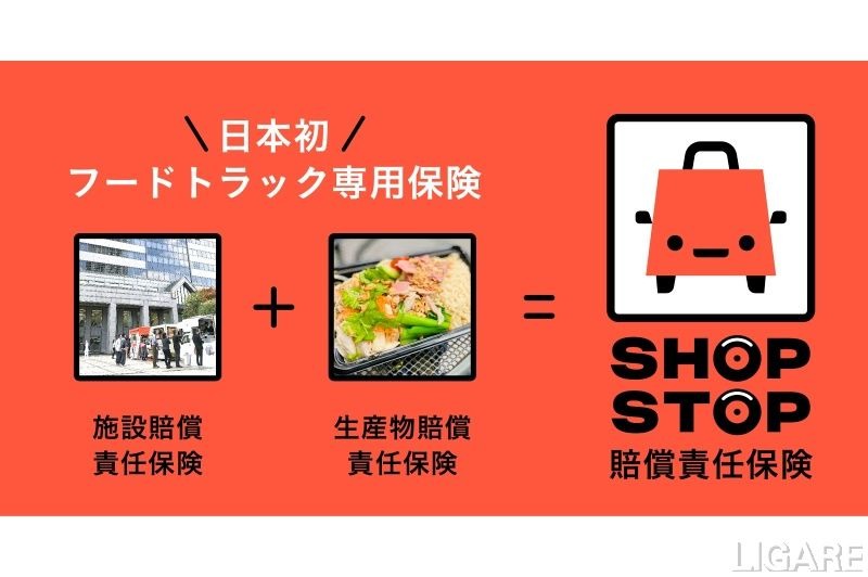 メロウ、日本初フードトラック専用「SHOP STOP賠償責任保険」をスタート