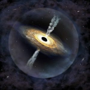 観測史上2番目に遠く、超大質量ブラックホールを有するクエーサーを発見