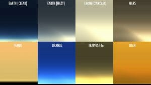 火星やタイタンの夕暮れ時の空はどんな色？NASA公開のシミュレーション動画
