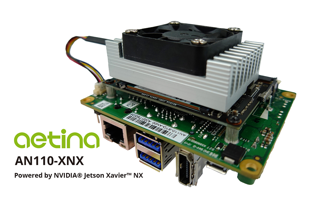 「Jetson Xavier NX」を組み込んだエッジAIコンピュータを発売