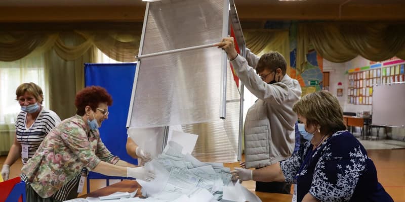 ロシアのプーチン氏長期続投に道　憲法改正投票、賛成78％