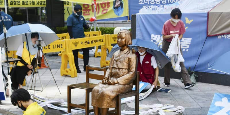 ソウル、少女像周辺の集会禁止　日本大使館前、コロナ対策で
