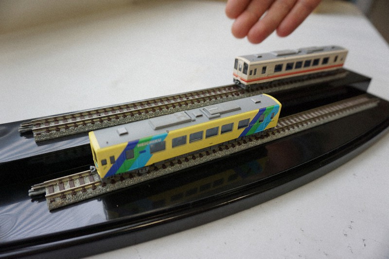 平成筑豊鉄道の車両、初の模型　開業当時の車両となのはな号