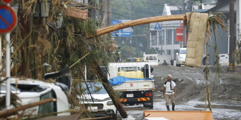 熊本南部の豪雨被災地で捜索続く　被害拡大の恐れ
