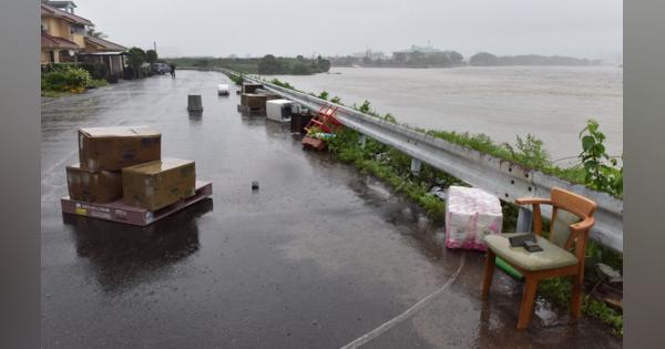 大分・日田市で筑後川が氾濫　九州の記録的大雨で　国土交通省