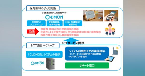 保育ICTのコドモンがNTT西日本とタッグ、全国展開へ