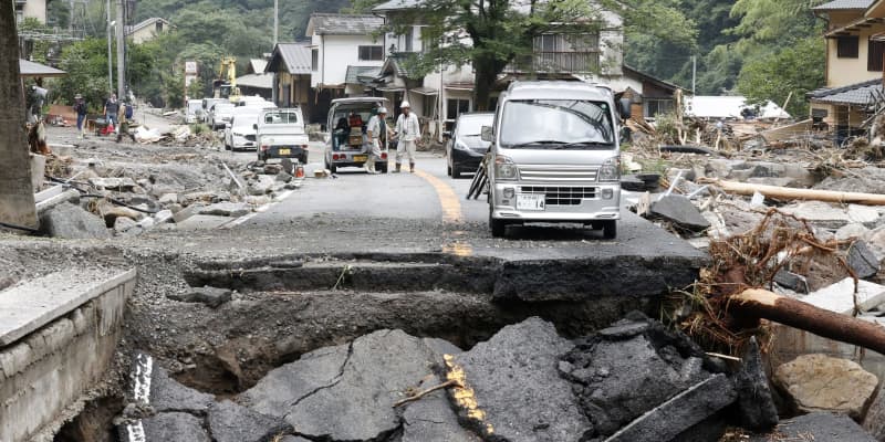 九州の豪雨、死者65人に　熊本、仮設住宅建設に着手