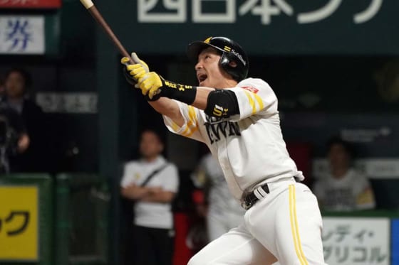 「俺はプロ野球選手だ」鷹・松田宣が2戦連発、有観客初戦の今季初弾から連発