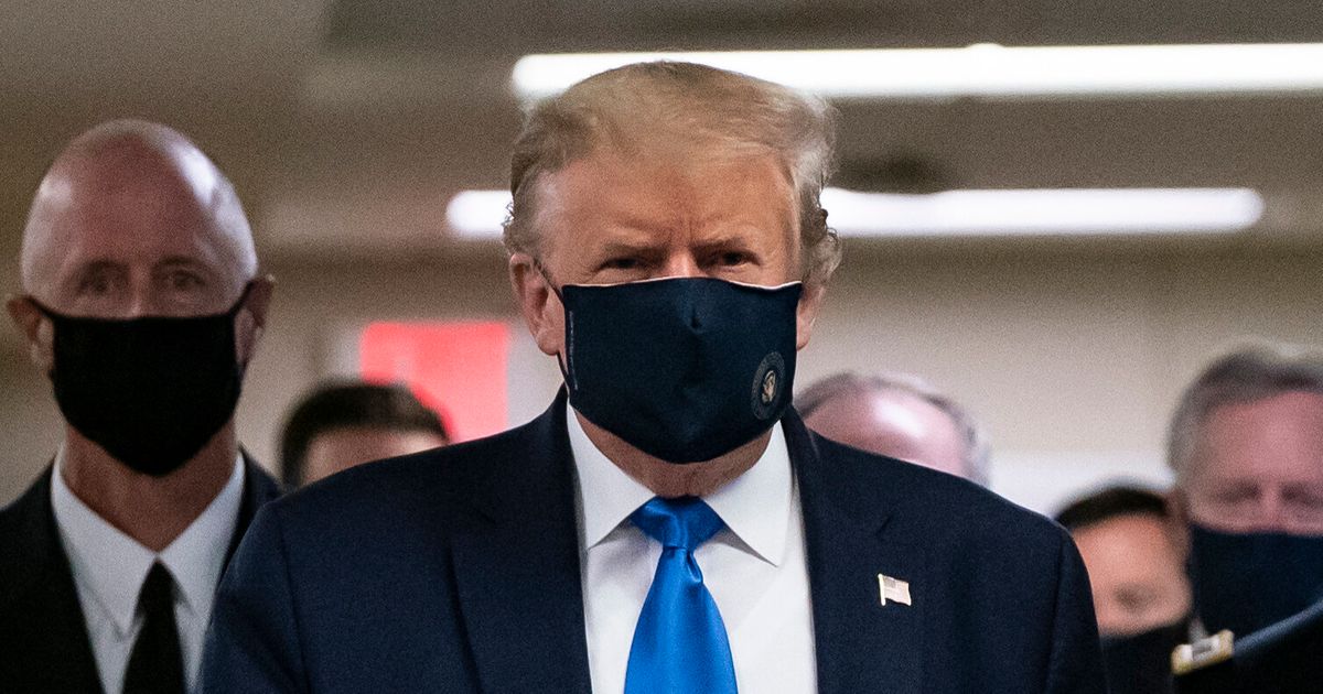 トランプ大統領、ついに公共の場でマスクを着用する「時と場所によるんだ」