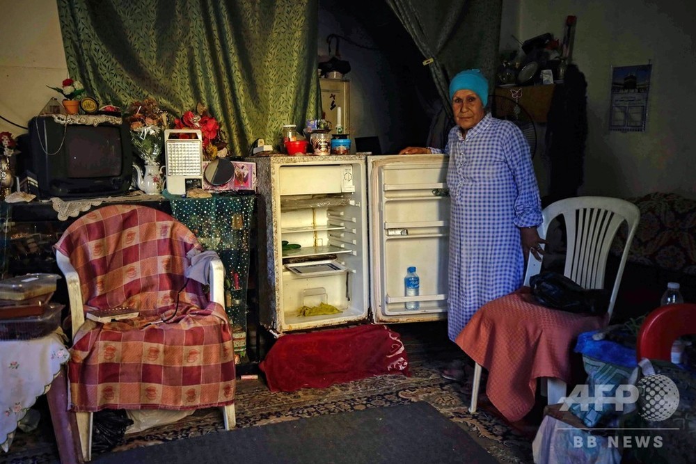 空になった冷蔵庫…レバノンの経済危機