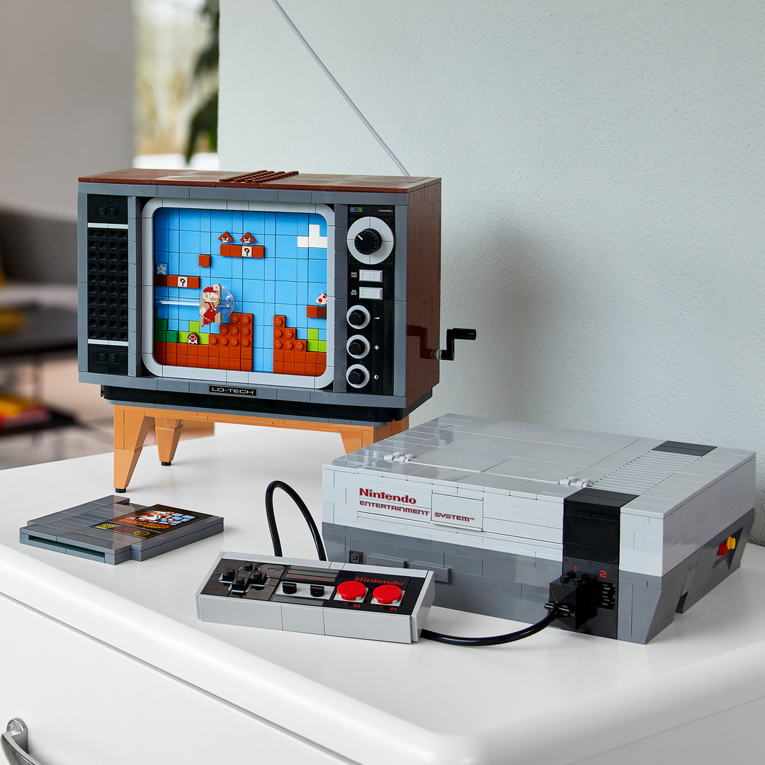 レゴ ファミコンではない『レゴ NES』正式発表、スーパーマリオとブラウン管風テレビつき