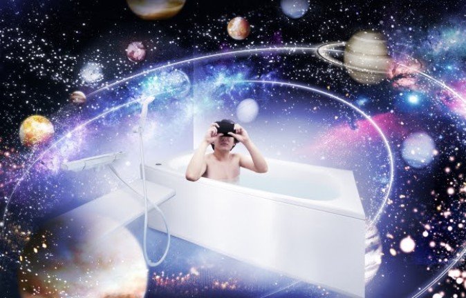 入浴しながらのVRゴーグルで格別の時間を温泉の素セットが発売