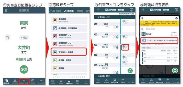 JR東日本、リアルタイム混雑情報提供サービスを拡大　各路線の混雑状況を5段階で表示へ