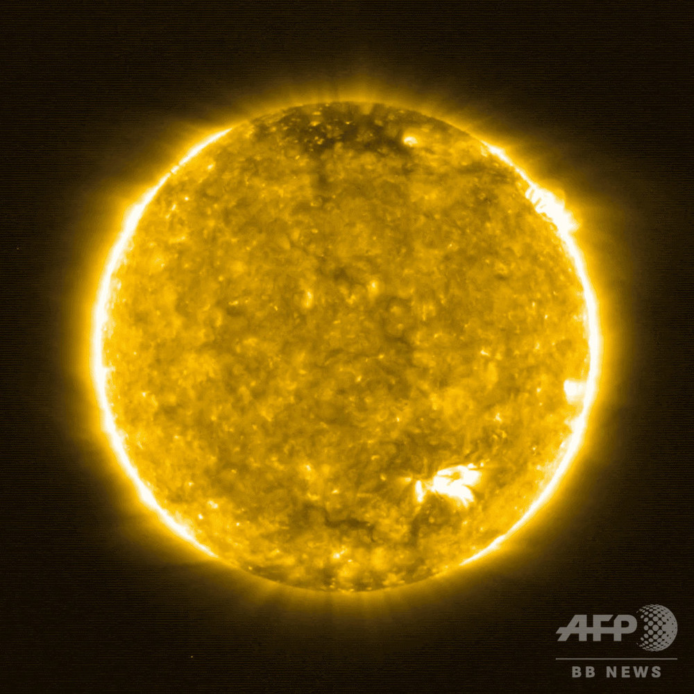 最も近距離で捉えた太陽 欧米探査機が撮影