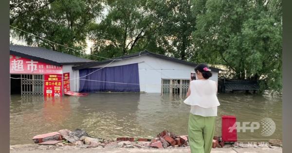 動画：記録的豪雨の中国、長江流域で洪水の影響続く