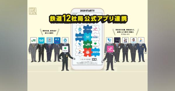 鉄道アプリを1つに──JR東日本や私鉄など12社が連携
