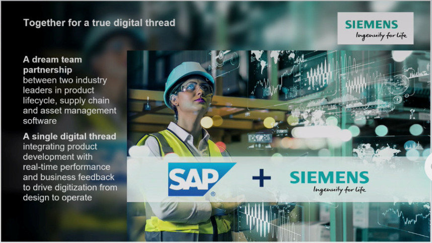 SAPと新たに提携、“真のデジタルスレッド”に向け拡張目指すシーメンスの戦略