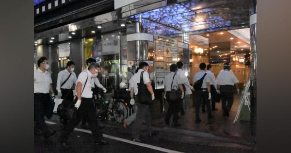 大阪府警、ミナミでホストクラブ立ち入り　コロナ感染防止呼びかけ