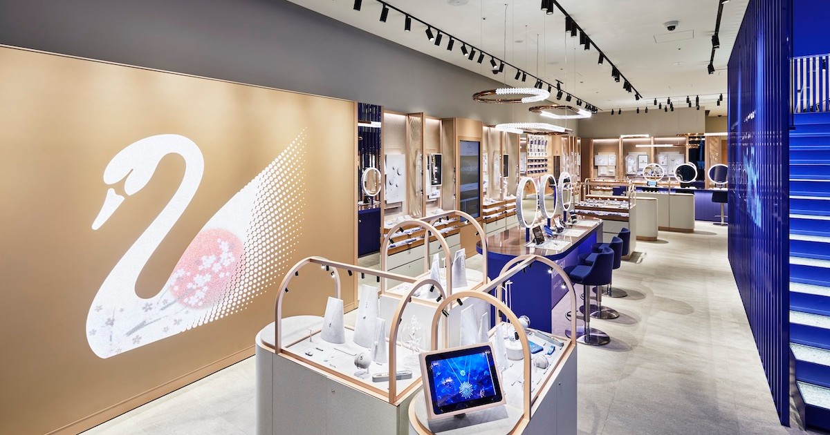 スワロフスキー銀座がリニューアルオープン　デジタルを駆使した次世代店舗