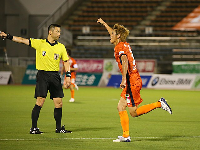 四国ダービー、0－3から逆転の立役者。愛媛FCのラッキーボーイ・西岡大志。