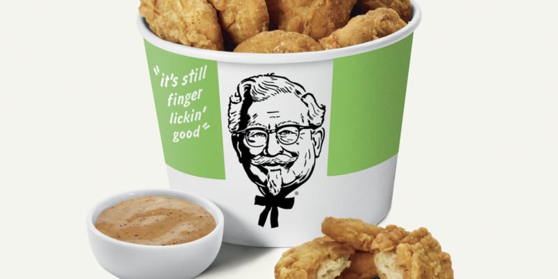 KFC、代替肉でフライドチキン　米加州50店で販売