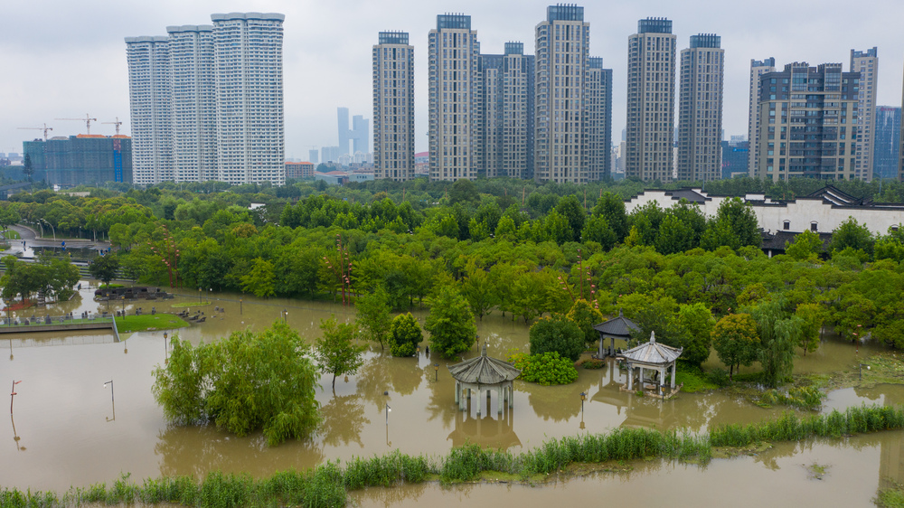 江蘇省、長江南京流域に赤色洪水警戒を発令