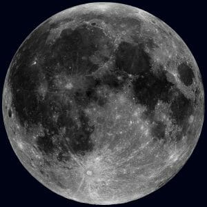 なめらかに回転する月の動画、NASA月周回衛星のデータをもとに作成される