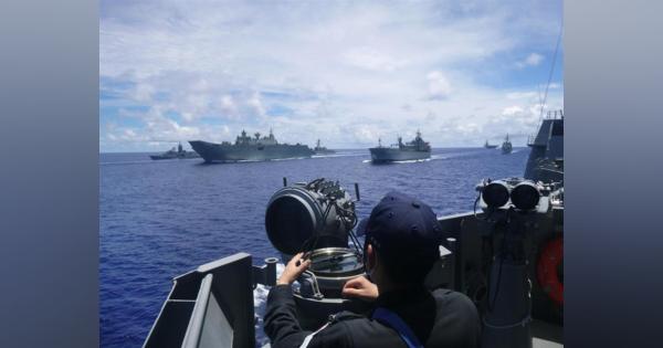 日米豪、西太平洋・南シナ海で共同訓練　中国を牽制