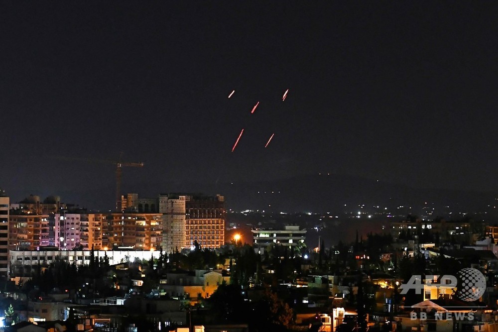 イスラエルがシリアにミサイル攻撃、戦闘員5人死亡 監視団