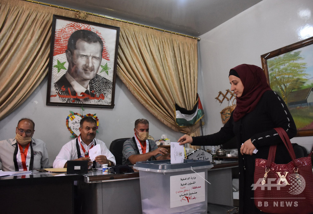 シリア議会選、大統領派が過半数獲得 反体制派「茶番」と非難