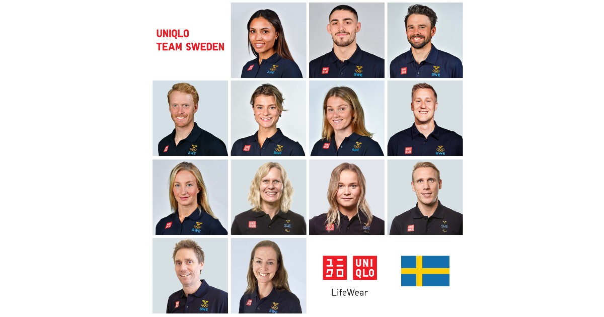 ユニクロが初のチームブランドアンバサダー「ユニクロ チーム スウェーデン」を結成　13人のオリンピック選手ら起用