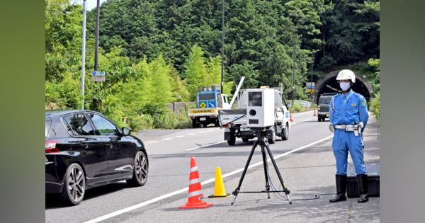 死亡事故急増、国道161号で一斉取り締まり　滋賀県警