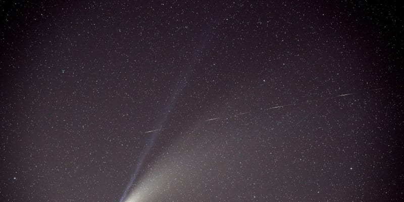 「ネオワイズ彗星」を撮影　石垣島天文台や小型衛星で