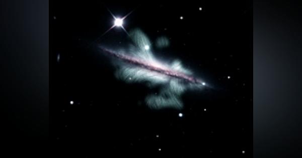NGC4217銀河で発見された特殊な磁場構造