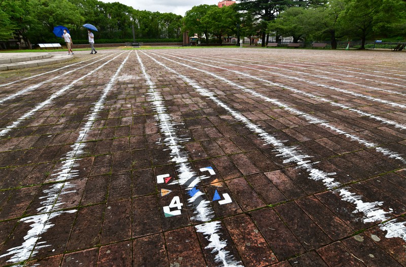 長崎・爆心地公園に被爆者の「声紋」　アートプロジェクト「惨事、想像して」