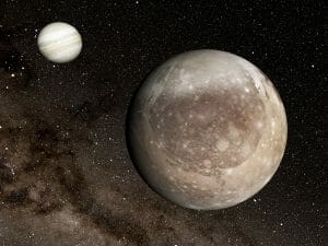 木星の衛星ガニメデに太陽系最大規模の巨大な衝突クレーターを発見か