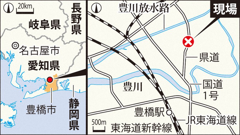 容疑者、ゴミ収集車で逃走図る　無差別殺人の疑い、愛知県警が捜査　3人死傷