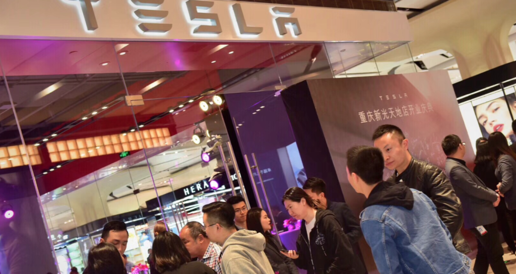 中国は今やテスラの売上の4分の1近くを占めている