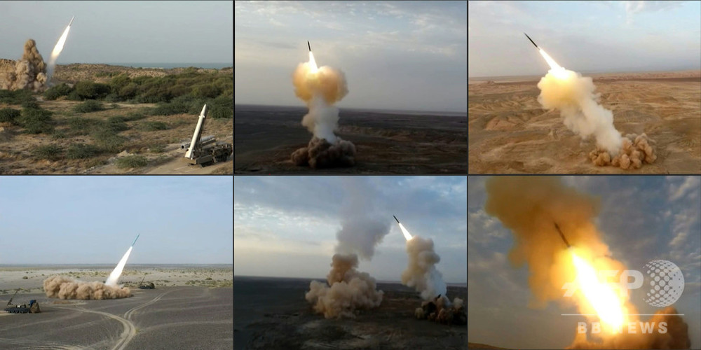 イラン、「地中深く」から弾道ミサイル発射に成功 「世界初」強調