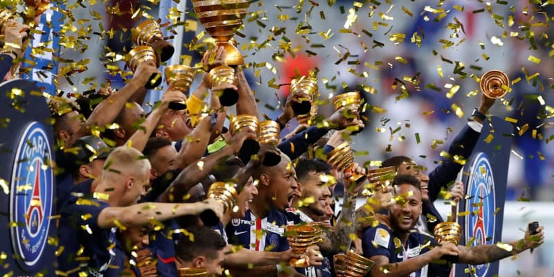 サッカー、パリSGが国内3冠　リヨン退る、仏リーグ杯